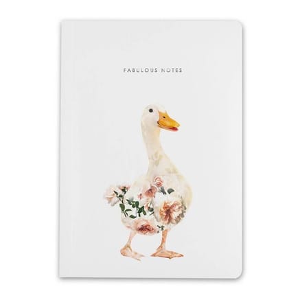 A5 Luxe Notitieboek - Eend - Gelinieerd