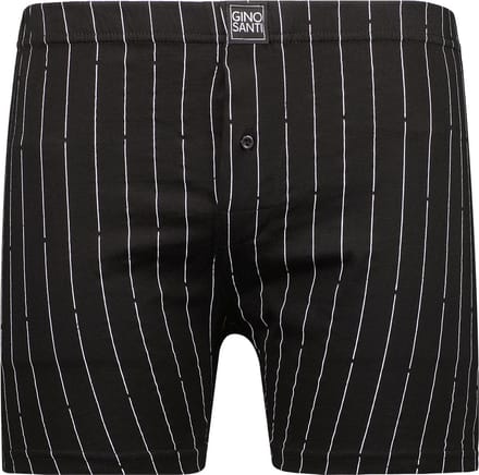 Gino Santi Klassieke boxer Zwart Pin Stripe | Maat S