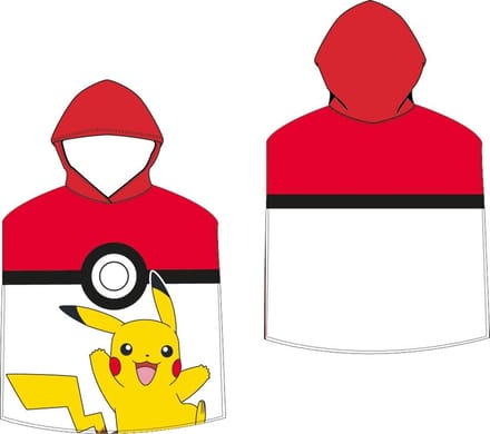 Pokémon Poncho / Badcape, Ball - 50 x 115 cm - Katoen