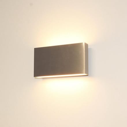 Artdelight - Wandlamp Box - Aluminium - 2x LED 4W 2700K - IP54 - Dimbaar