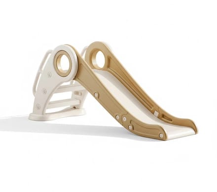 Russle Glijbaan Peuter Inklapbaar - voor Binnen en Buiten - Wit/Beige