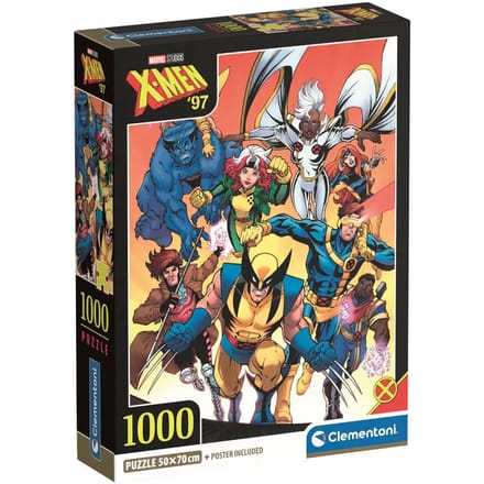 Clementoni - Puzzel - 1000 Stukjes - Marvel X-Men Compact Box
