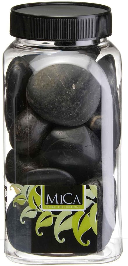 Mica decorations steentjes mica zwart