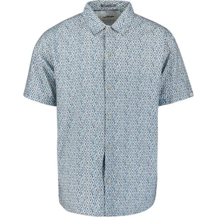 No Excess Shirt Short Sleeve Allover Printed Sky Maat: M | Casual Overhemden Outlet | Heren | Blauw