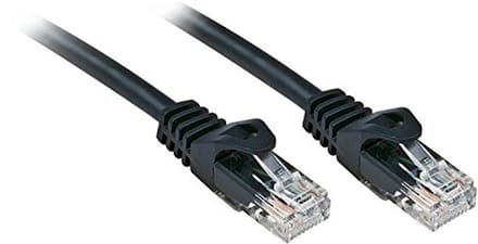 LINDY Patchkabel Cat6 U/UTP Basic zwart 0,30 m
