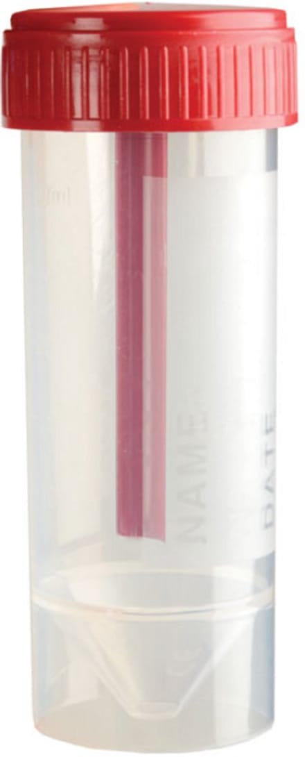 Faeces container 30 ml - steriel verpakt 100 stuks