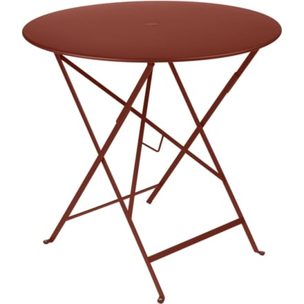 Fermob BISTRO klaptafel rond - 20 okerrood - Ø 77 cm