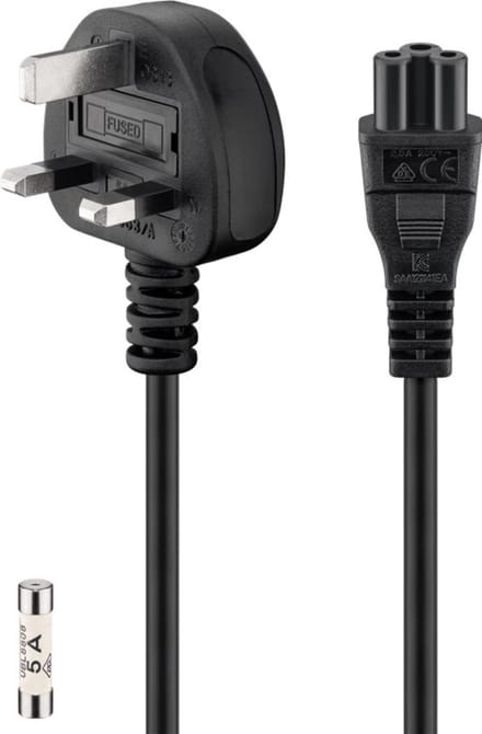 Pro UK - appliance Verbinding cord 1.8 m Zwart