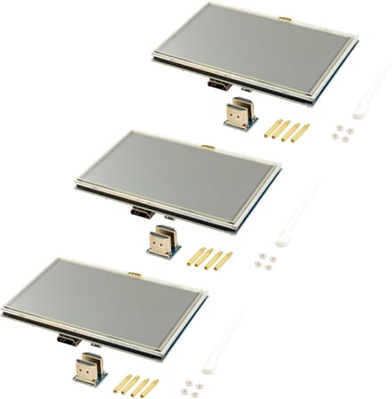 TFT LCD Scherm - Touchscreen Display - Projecten Uitbreiden - HDMI Aansluiting - 5 Inch - Zwart