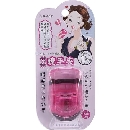 Mini recourbe-cils portable avec pince en caoutchouc pour recourber les cils naturels, outils cosmétiques, rose gray