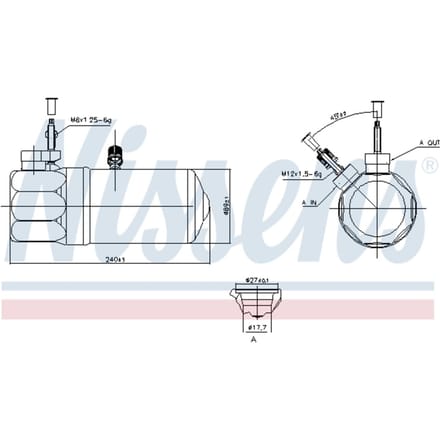 Droger, airconditioningsysteem NISSENS 95572