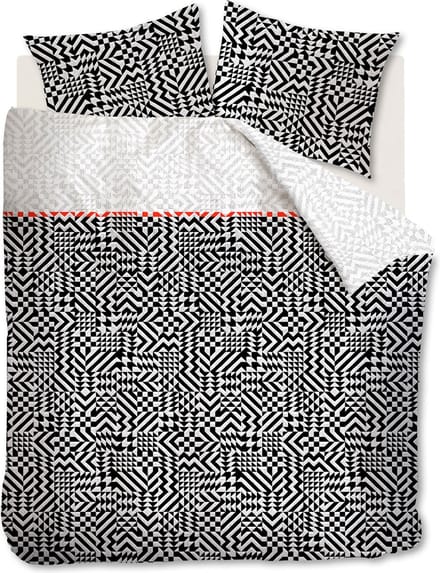 Beddinghouse Kumiko Dekbedovertrek - Litsjumeaux - 240x200/220 cm - Black
