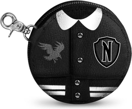 Karactermania - Wednesday - Varsity Casual-Cookie Portemonnee - Zwart