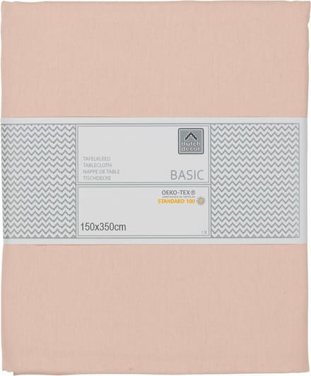 Dutch Decor Tafelkleed 100% Katoen 150 x 350 cm - Oud Roze