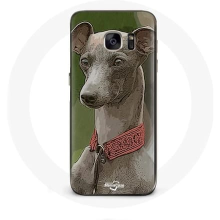 Samsung Galaxy S7 hoesje Windhond Windhond grijs