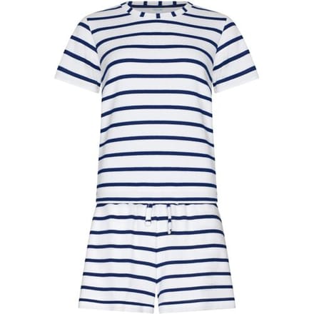 MyRebelle - Shortama - Blue Bay - Blauw/Wit - Gestreept - Maat 48