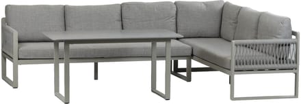 Hoek Lounge Dining set Reims | Rechts | Sand & Off Sand