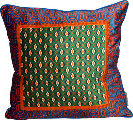 Kussen Retro Fluweel Oranje 45x45cm