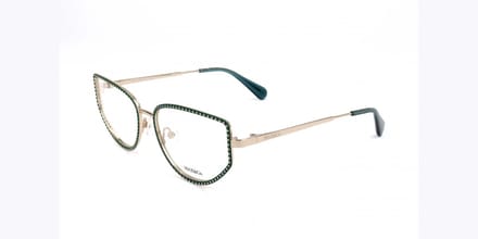 Max&co. MO5122 Shiny dark green 55/17/140 WOMAN Brilmonturen