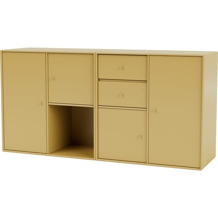 Montana Couple Highboard - Cumin - Beslag voor montage
