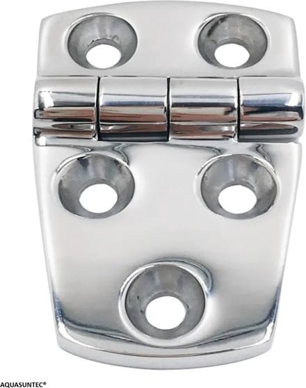 Set RVS Deurscharnieren | 57 x 38 mm | Set van 2 Stuks