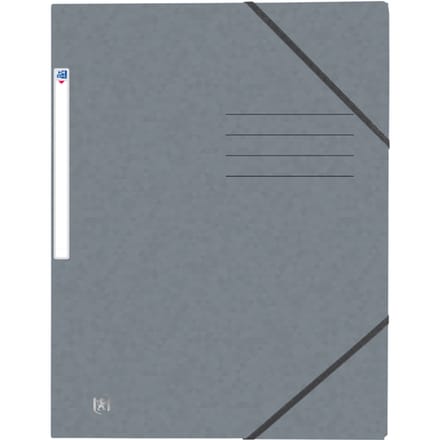 Elastomap Oxford Top File+ A4 grijs