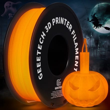 Geeetech - Luminous PLA Orange (1.75mm - 1kg)