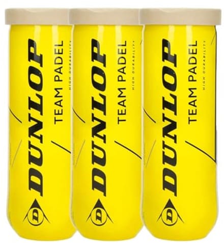 Dunlop Team Padelballen - Pakket van 3