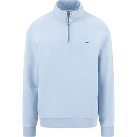 Fynch-Hatton Trui Sweat Troyer Zip Summer Breeze / male