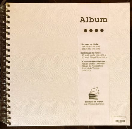 Atelier du Papier - Album - wit - 30 vellen