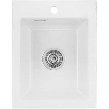 Systemceram Keradomo Mera 39 built-in sink with eccentric actuation, incl. tap hole 506102-12