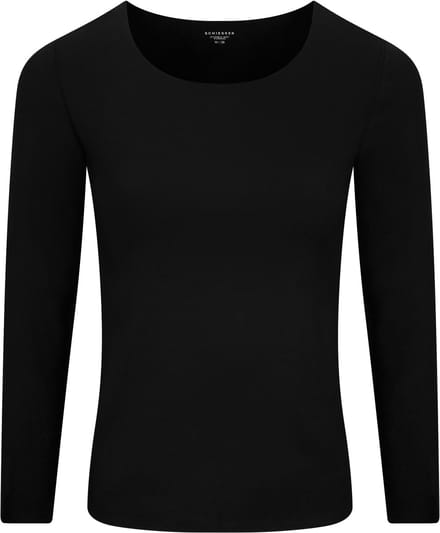Shirt lange mouwen warmend zwart - Invisible Soft Warming 36