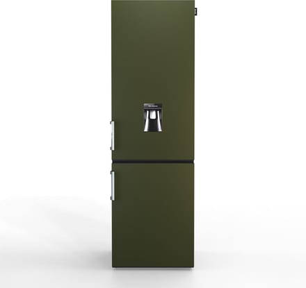 Nunki Large H2O – Koel-vriescombinatie – Waterdispenser – E-klasse – 268 liter – Military Green Matte