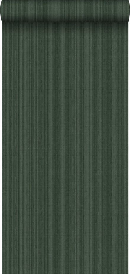 Origin Wallcoverings behang geweven structuur donkergroen - 347626 - 0,53 x 10,05 m