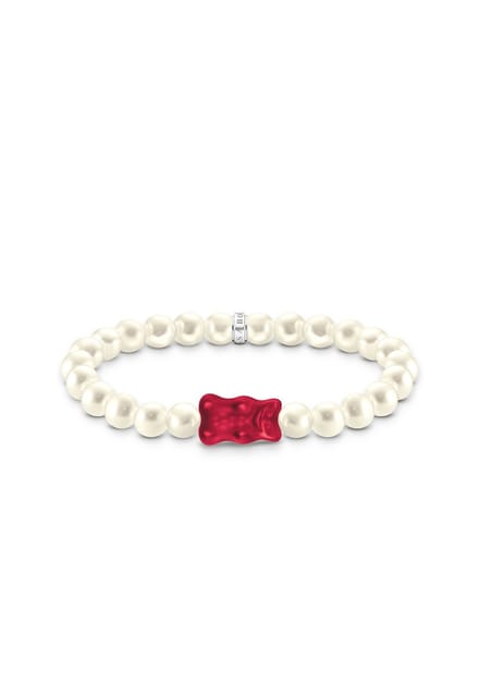 Thomas Sabo - A2154-017-10-L15 - Armband - 925 zilver - Dames - Goldbär rood - 15cm