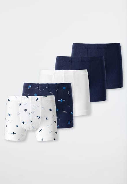 Shorts, set van 5 Softboord, ruimteschip, meerkleurig - 95/5 92