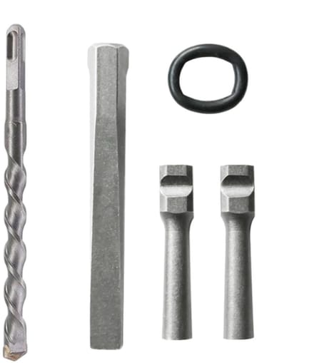 Splijtwiggen Set - Steen Brekers - Efficiënt Steen Splijten - Gehard Staal - 10.5 cm Steenverdeler - Metaal