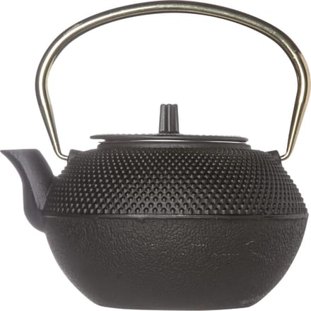 Cosy & Trendy Shinto Theepot - 1L2 - Zwart - Koper Handvat