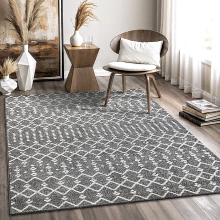 Muratap Boho nomade | laagpolig vloerkleed | modern tapijt | woonkamer, slaapkamer |