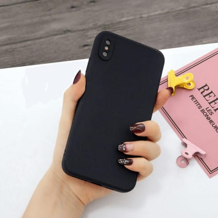 CaseBody iPhone X(s) Hoesje Frosted Zwart