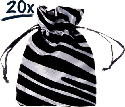 Set van 20 Cadeauzakjes – Stijlvol Zebra Design