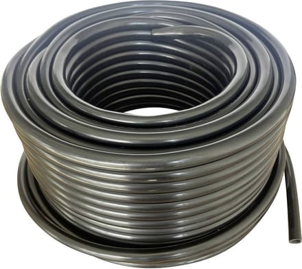 TRU COMPONENTS Persluchtslang TC-12832948 PU4X2.5 Black Polyurethaan Zwart Binnendiameter: 2.5 mm 10 bar 100 m