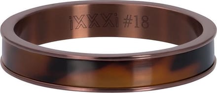 iXXXi Jewelry Vulring 4 mm Tiger Bruin - maat 20