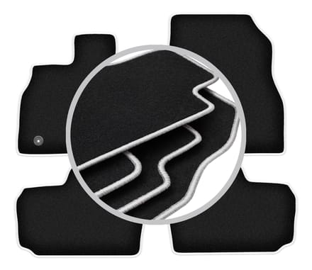CARLUX-SILVER automatten voor: Nissan Leaf I hatchback (2010-2017)
