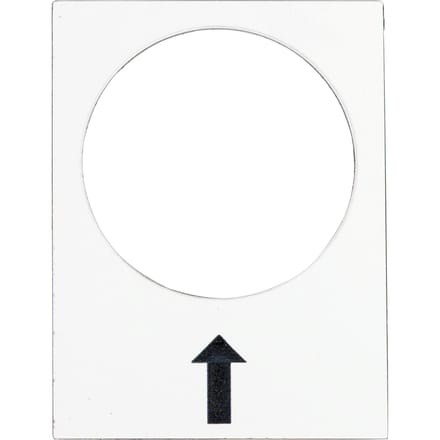 Harmony XB4 Rechts Pijl Labelhouder 30x40mm Wit - ZB2BY4907 [5 Stuks]