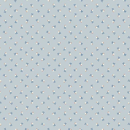 Boråstapeter Vliesbehang 7783 - Adorn - Bloemen Blauw - 53cm x 10.05m
