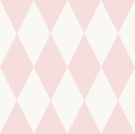 Origin Wallcoverings behang ruiten glanzend roze en wit - 347694 - 0,53 x 10,05 m