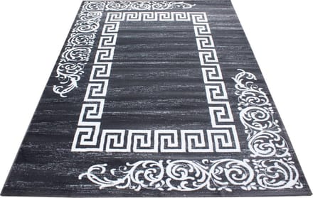 Modern laagpolig vloerkleed Miami - grijs 6620 - 80x150 cm