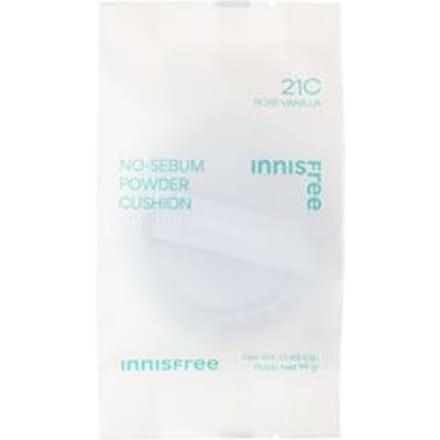 innisfree - No-Sebum Powder Cushion Refill Only - 5 Colors 2023 Version - #21C Rose Vanilla
