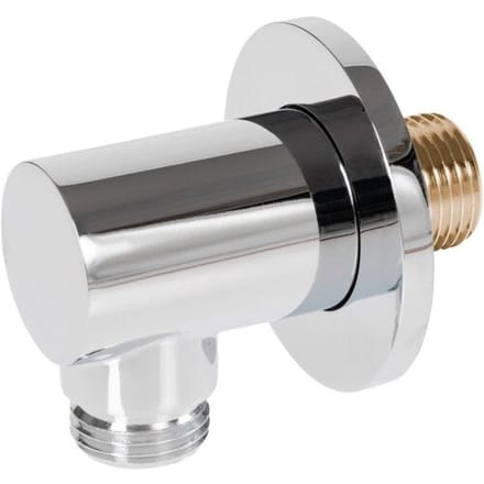 Kronenbach SUPRA 2.0 wall connection elbow with shower holder round 28628002KB